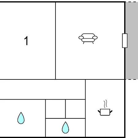 1 Bedroom In Maisy Apartment